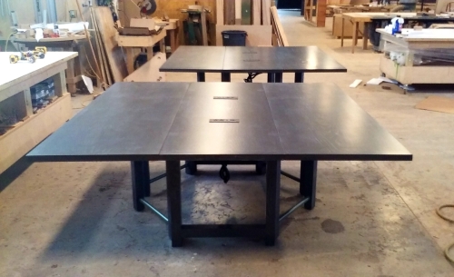 Houshco Oak Drop Leaf Conference Tables 1