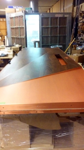 Houshco Starbucks Black Walnut and Copper Entry Door 1