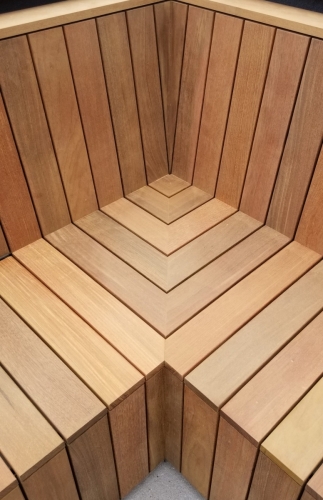 Terraform Ipe Chaise Corner Detail