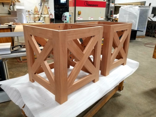 Terraform Sapele Planter Boxes 1